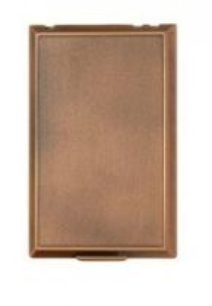 Kryt zásuvky pro Hadice ve zdi bronz