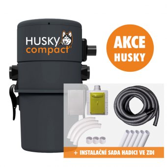 AKCE: Centrální vysavač HUSKY COMPACT 2 + inst. sada pro HVZ