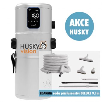 AKCE: Centrální vysavač HUSKY VISION+sada příslušenství DELUXE 9,1m