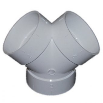 třícestné koleno 45st.