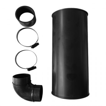 Zvukový tlumič kulatý,černý(plast)